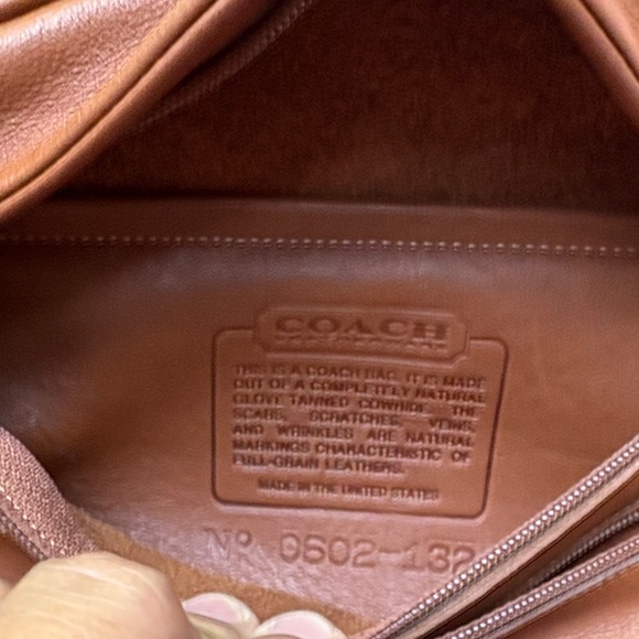 Coach Brown Leather Saddle Bag - Picture 4 of 9